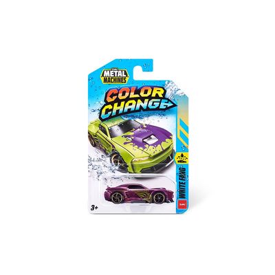 Miniveiculos Metal Machine Color Change - White Fang