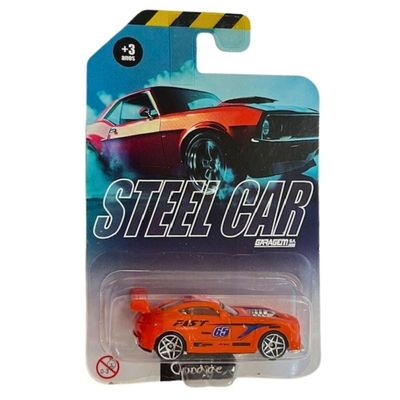 Mini Veículos Die Cast Garagem S.A. - Corrida Laranja