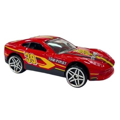 Mini Veículos Die Cast Garagem S.A. - Corrida Vermelho e Amarelo