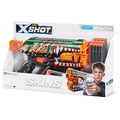 Lançador X-shot Skins Griefer com 12 Dardos - Beast Out