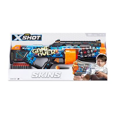 Lançador X-Shot - Skins - Last Stand - 16 Dardos - Game Over