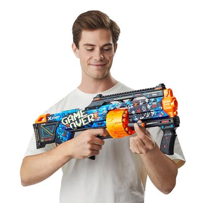 Lançador X-Shot - Skins - Last Stand - 16 Dardos - Game Over