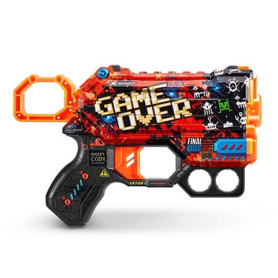 Lançador X-Shot - Skins - Menace - 8 Dardos - Game Over