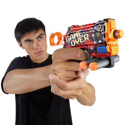 Lançador X-Shot - Skins - Menace - 8 Dardos - Game Over