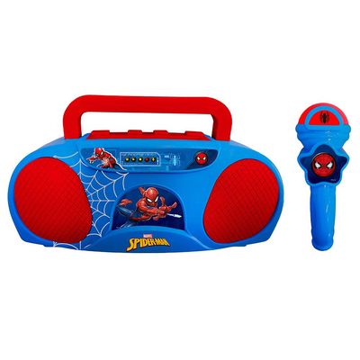 Kit Laptop Spider-Man + Boombox Karaoke - Homem Aranha