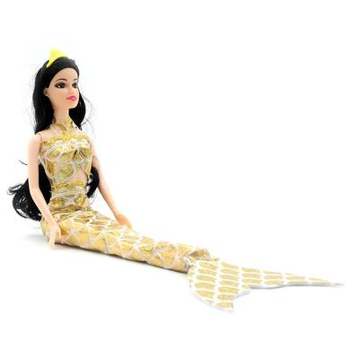 Kit C/ 2 Bonecas Dream Doll  Sereia - Colorida (2906D) + Dourada(2906C)