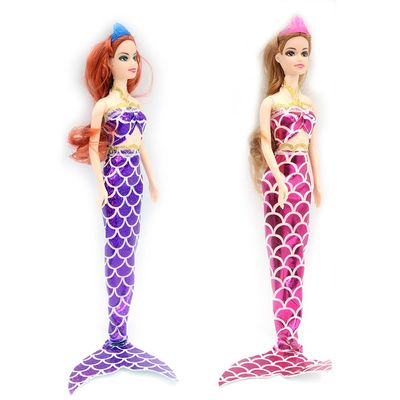 Kit C/ 2 Bonecas Dream Doll  Sereia - Rosa (2906A) + Roxa (2906B)