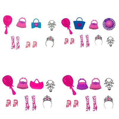 KIT Boneca Dream Fashion - Cabelo Ruivo + Acessórios