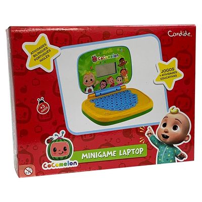 Kit  Laptop - Cocomelon Bilíngue (3333)+ Walkie Talkie - Cocomelon (3360)