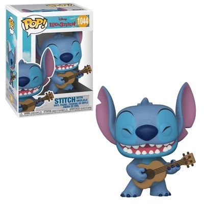 Boneco Funko POP! Disney Lilo &amp; Stitch - Stitch with Ukulele