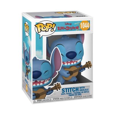 Boneco Funko POP! Disney Lilo &amp; Stitch - Stitch with Ukulele
