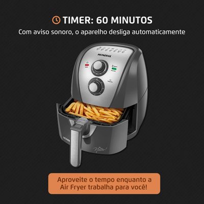 Fritadeira Sem Óleo Air Fryer 4L By Netão Mondial AFN-NT-01 127V