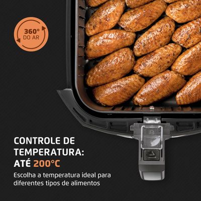 Fritadeira Sem Óleo Air Fryer 4L By Netão Mondial AFN-NT-01 127V