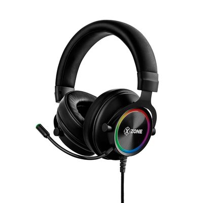 Headset Gamer com Suporte Xzone Preto GHS-01 HEADSET GHS-01 NA HEADSET COM SUPORTE