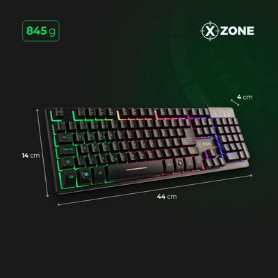 Teclado Gamer Semimecânico Xzone GTS-01 TECLADO GTS-01 NA TECLADO SEMI-MECANICO