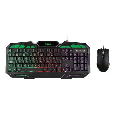 Combo Gamer Teclado + Mouse Xzone GTC-01 Kit Gamer 2 em 1 Mouse e Teclado Xzone - GTC-01