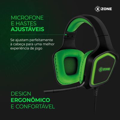 Headset Gamer com Suporte Xzone GHS-02 HEADSET GHS-02 NA HEADSET P3