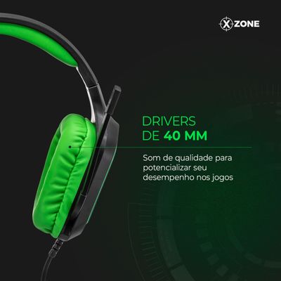 Headset Gamer com Suporte Xzone GHS-02 HEADSET GHS-02 NA HEADSET P3