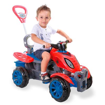 Carrinho de Passeio Quadriciclo Infantil Spider Maral 3113 Azul