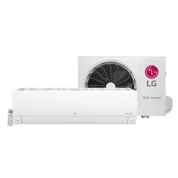 Ar Condicionado Split Hi Wall Inverter LG Dual Compact +IA R-32 12000 BTU/h Frio S3NQ12JAQAL.EB2GAM1 – 220 Volts 220 Volts