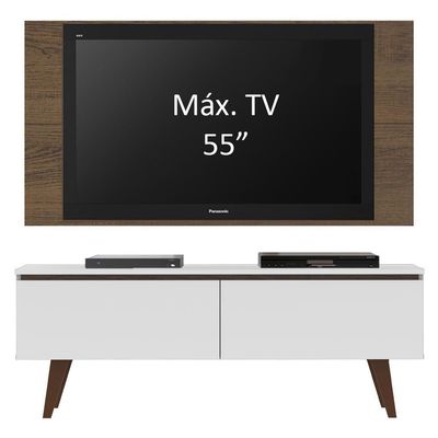 "Rack Le Mans E Painel Para Tv Até 55"" 2 Portas"