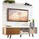 "Rack Dubai e Painel Tv até 65"" com Pés Branco/rustic Madesa"