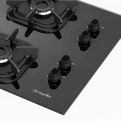 Cooktop Mueller 4 Bocas com Queimador Ultra Chama Bivolt
