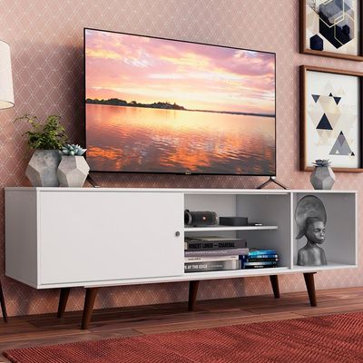 "Rack Dubai para TV até 65"" com Pés Madesa"