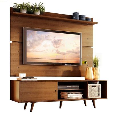 "Rack Dubai e Painel para TV até 65"" Rustic Madesa"
