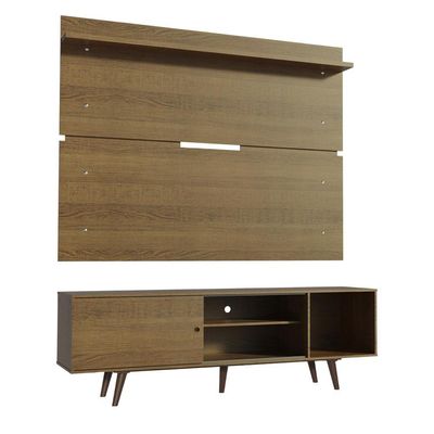 "Rack Dubai e Painel para TV até 65"" Rustic Madesa"