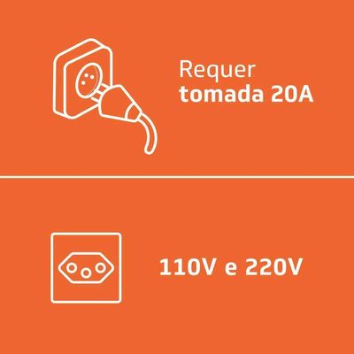 Secadora Brastemp Piso 10kg Branco 220 V