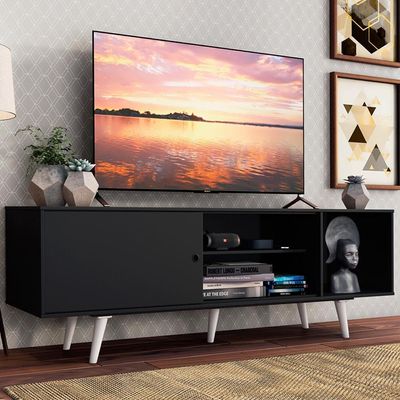 "Rack Dubai para TV até 65"" com Pés Madesa"