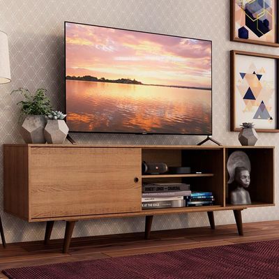 "Rack Dubai para TV até 65"" com Pés Madesa"