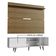 "Rack Dubai e Painel Tv até 65"" com Pés Branco/rustic Madesa"