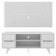 "Rack e Painel para TV até 50"" Copenhagen Branco Madesa"