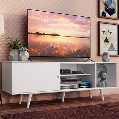 "Rack Dubai para TV até 65"" com Pés Madesa"