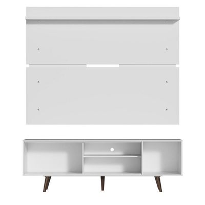 "Rack Dubai e Painel para TV até 65\ Branco Madesa"""