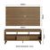 Rack Com Painel Para Tv Até 65 Polegadas Com Pés Rustic Texas Madesa Rustic