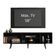 "Rack Dubai com Pés e Painel Tv até 58"" Preto/rustic Madesa"