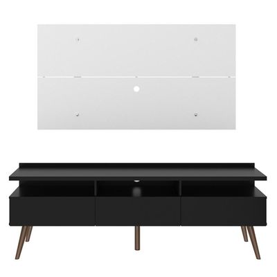 Rack Londres e Painel para TV Sala de Estar Madesa