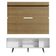 "Rack Dubai e Painel Tv Até 65"" com Pés Branco/rustic Madesa"