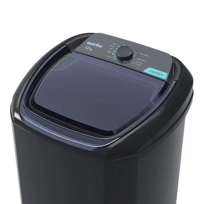 Lavadora De Roupas Semiautomática Comfort 12 Kg Preta Wanke 220V
