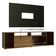"Rack Cancun e Painel para Tv até 58"" Rustic/preto Madesa"