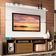 "Rack Cancun e Painel para TV até 65"" Rustic/Branco Madesa"