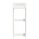 Porta-geladeira 1 Porta Basculante Branco/Branco Veludo