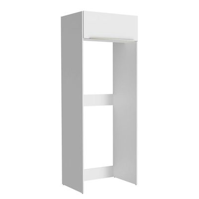 Porta-geladeira 1 Porta Basculante Branco/Branco Veludo