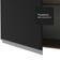 Porta Geladeira Glamy 1 Porta Basculante Rustic Preto