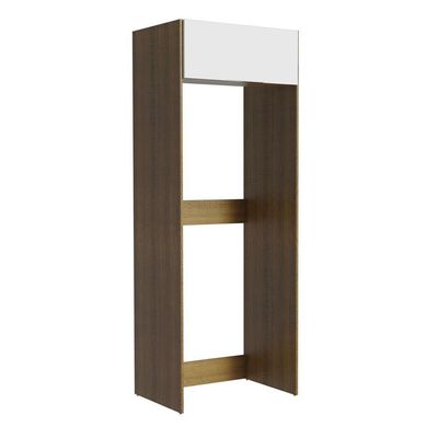 Porta Geladeira Stella 1 Porta Basculante Rustic Branco