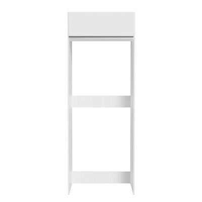 Porta Geladeira Madesa Glamy 1 Porta Basculante Branco