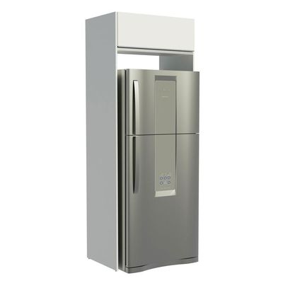 Porta Geladeira Madesa Glamy 1 Porta Basculante Branco
